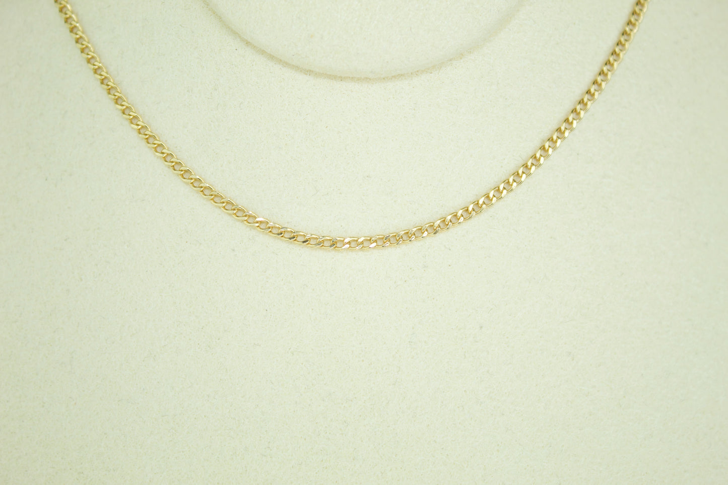 14K Two-Tone Cuban Link Chain – 2.1mm | 20”