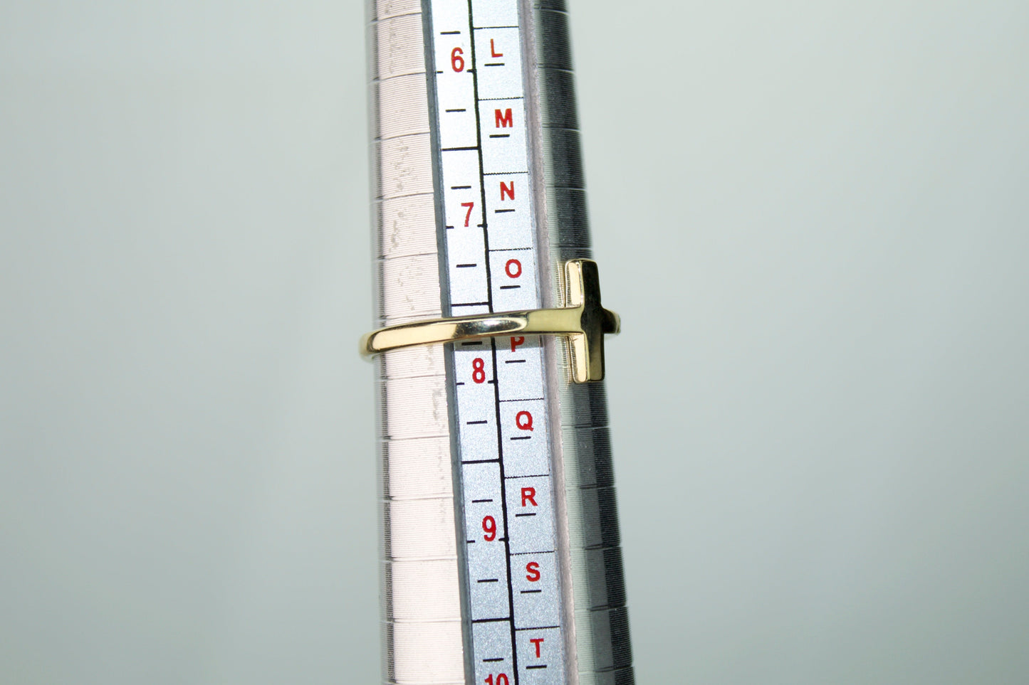 10K Everyday Cross Ring