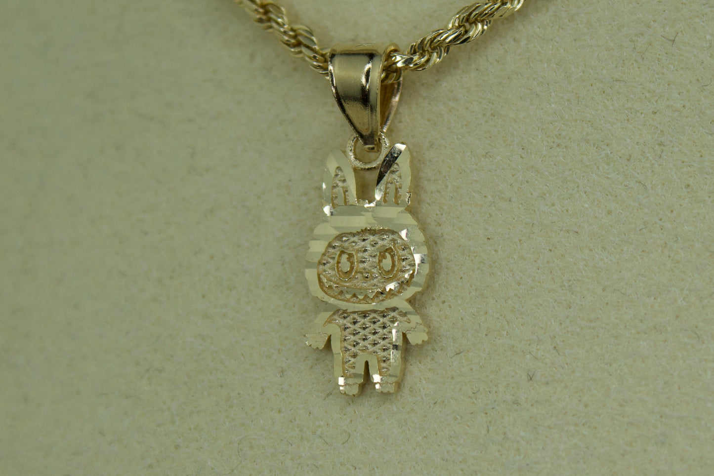 14K Monster Pendant