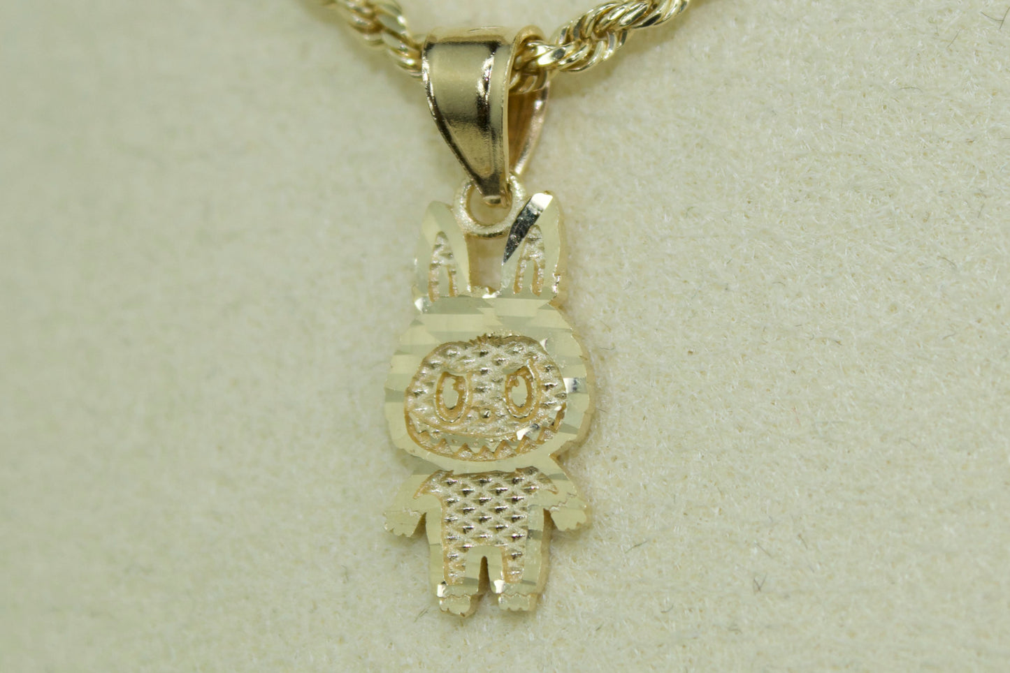 14K Monster Pendant