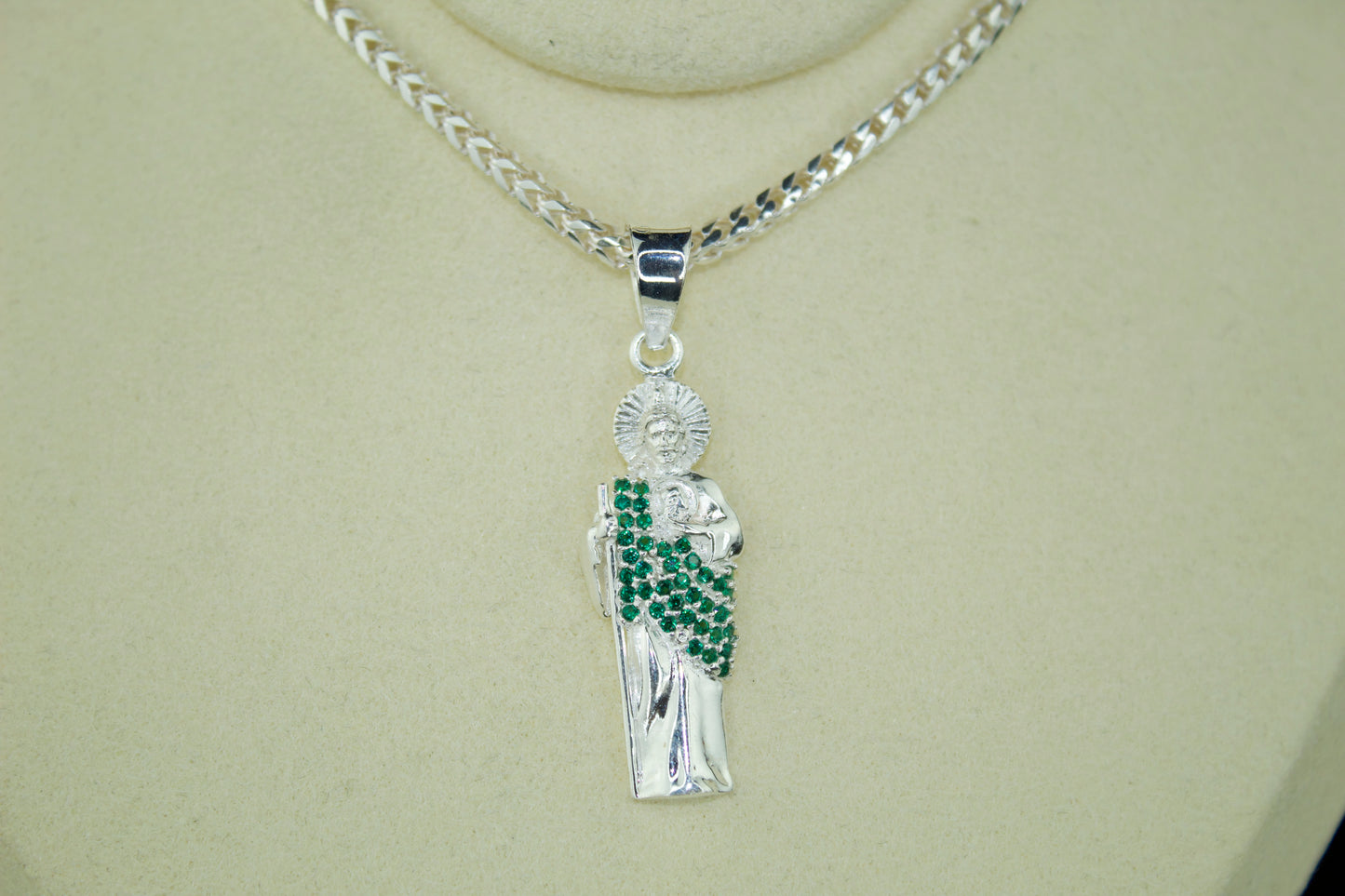 San Judas Pendant .925 Silver