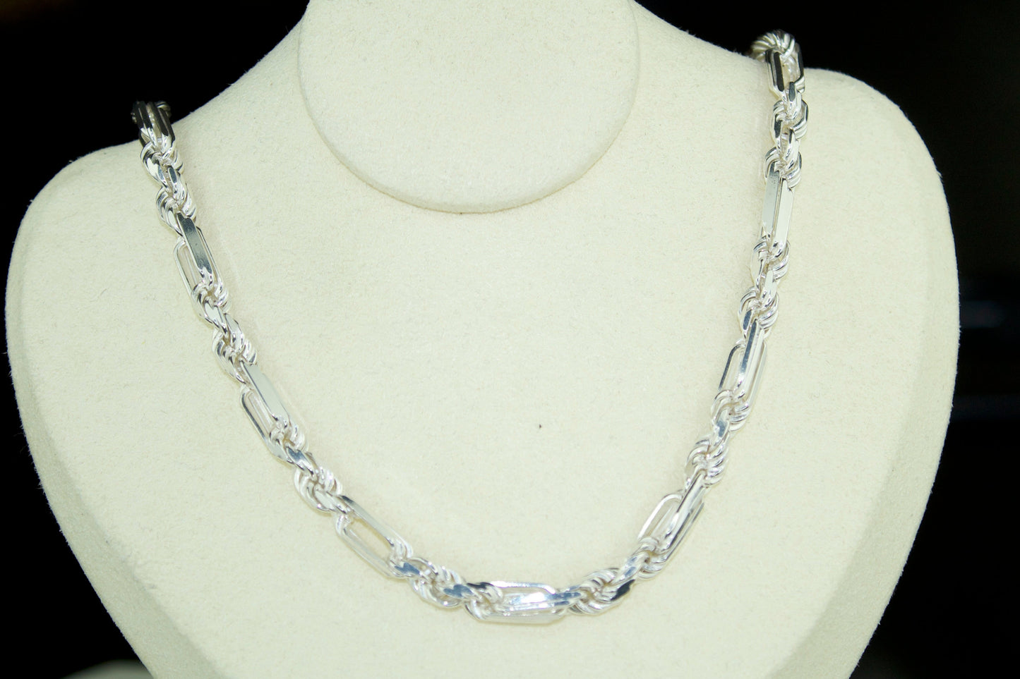Milano Solid Chain | .925 Silver | 22” | 5.4mm