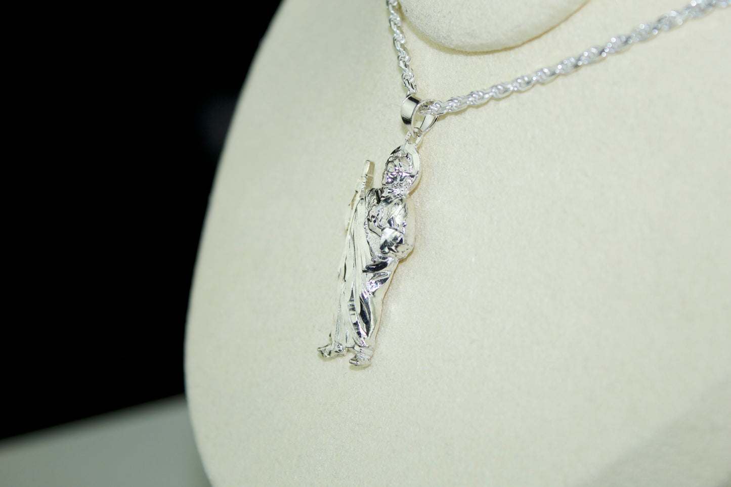 San Judas Pendant (Medium) .925 Sterling Silver