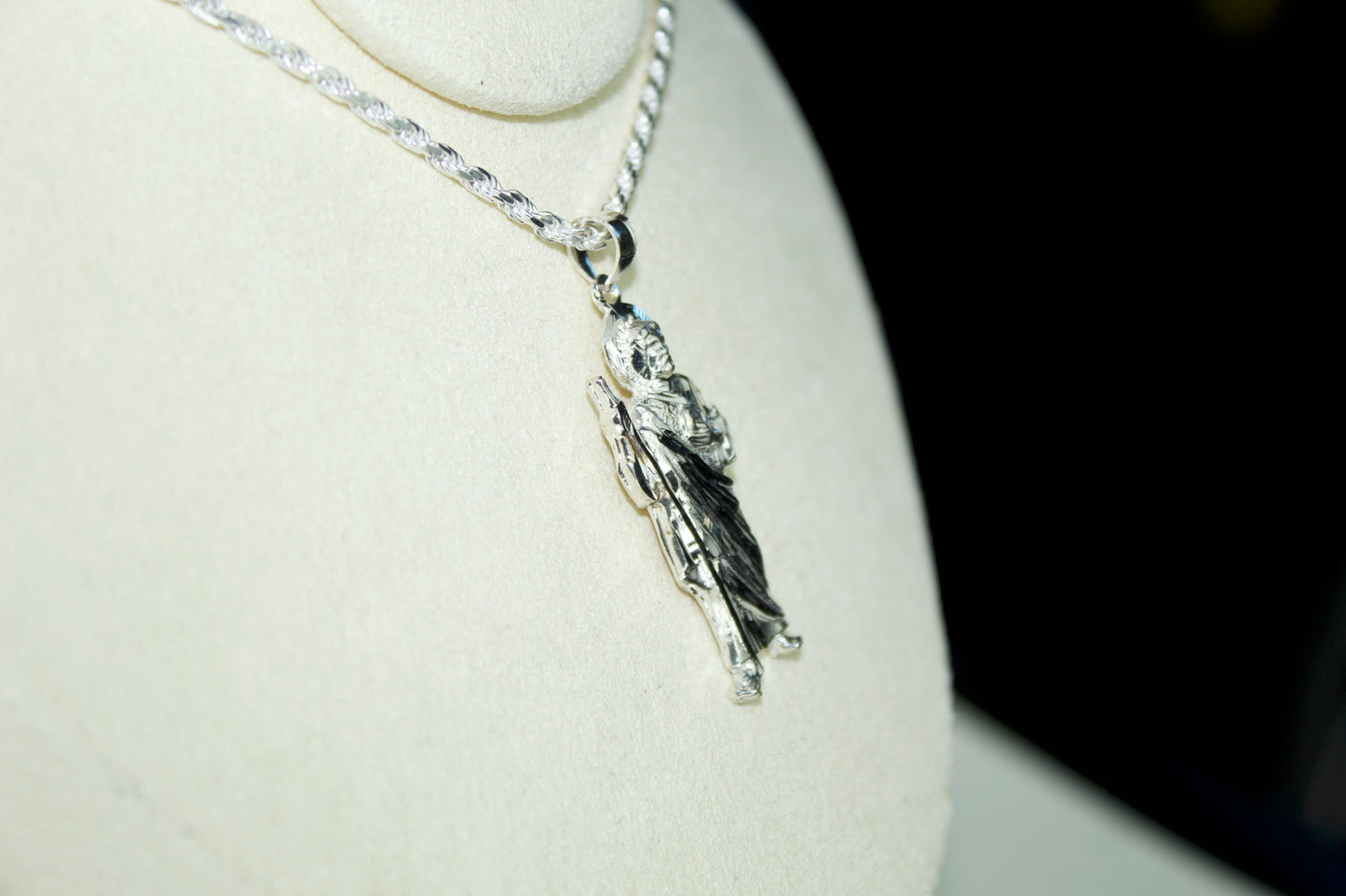 San Judas Pendant (Medium) .925 Sterling Silver