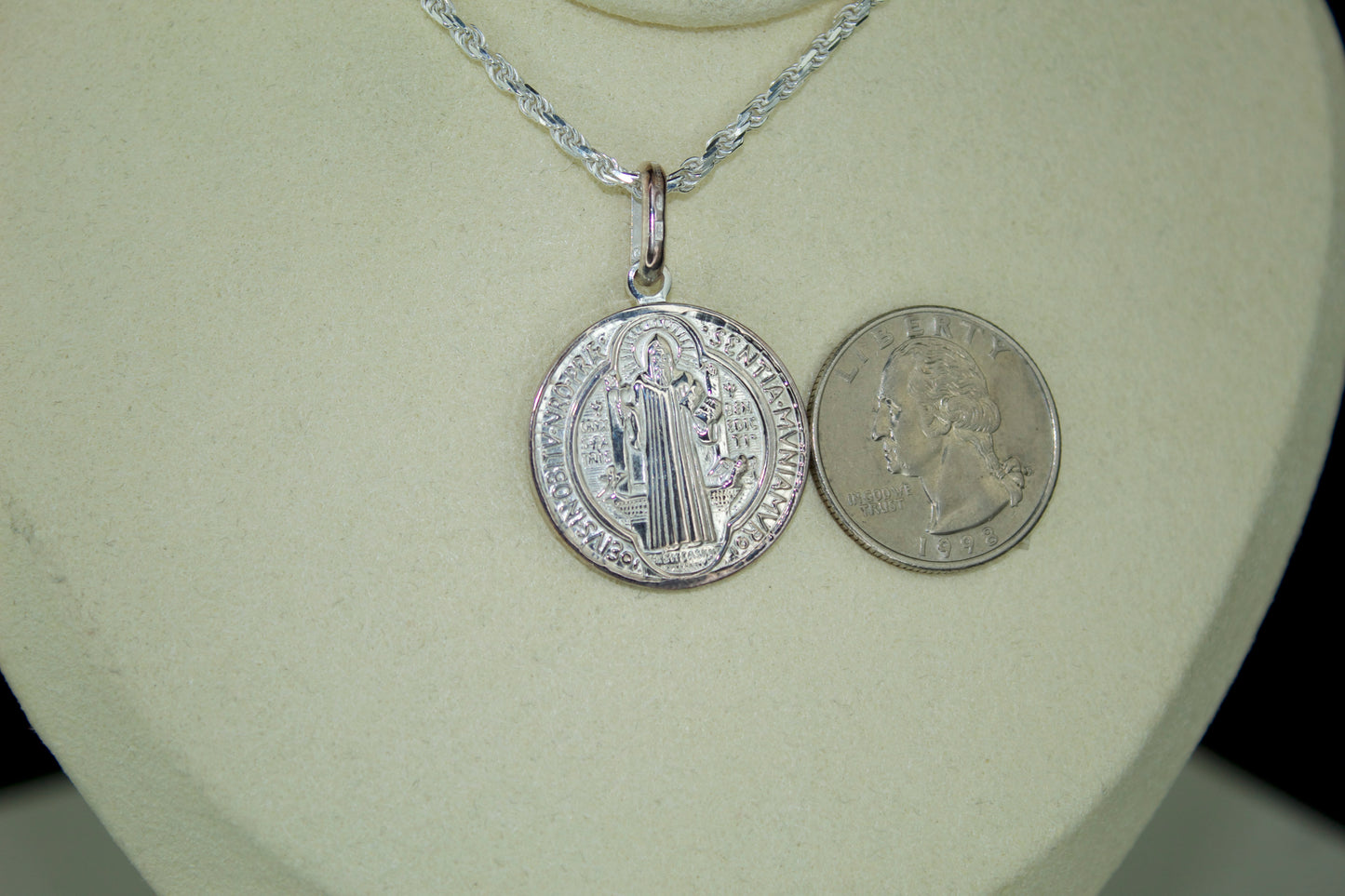 San Benito (Saint Benedict) Pendant – .925 Sterling Silver