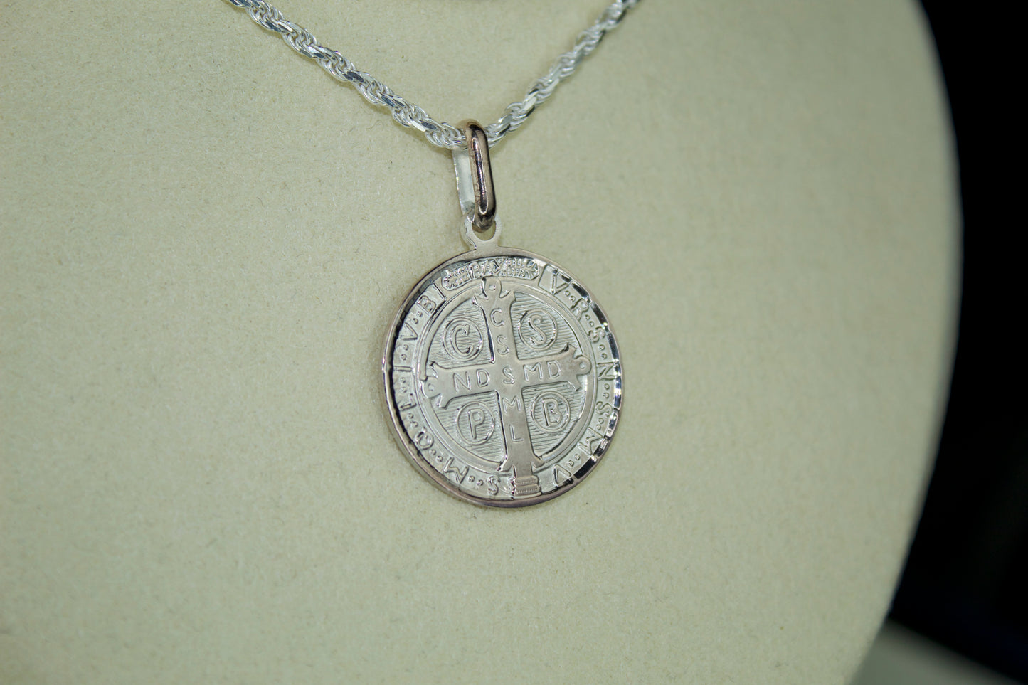 San Benito (Saint Benedict) Pendant – .925 Sterling Silver