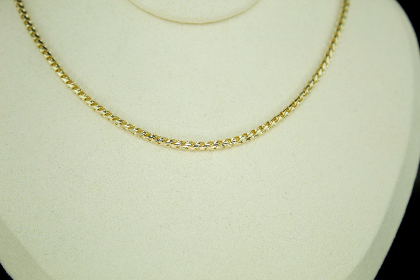 14K Solid Franco Chain – 2.2mm | 22”