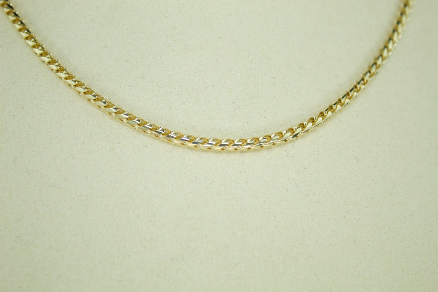 14K Solid Franco Chain – 2.2mm | 22”