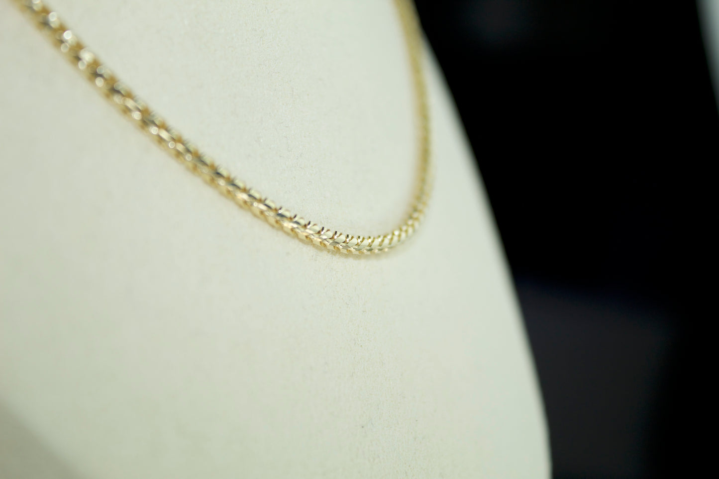 14K Solid Franco Chain – 2.2mm | 22”