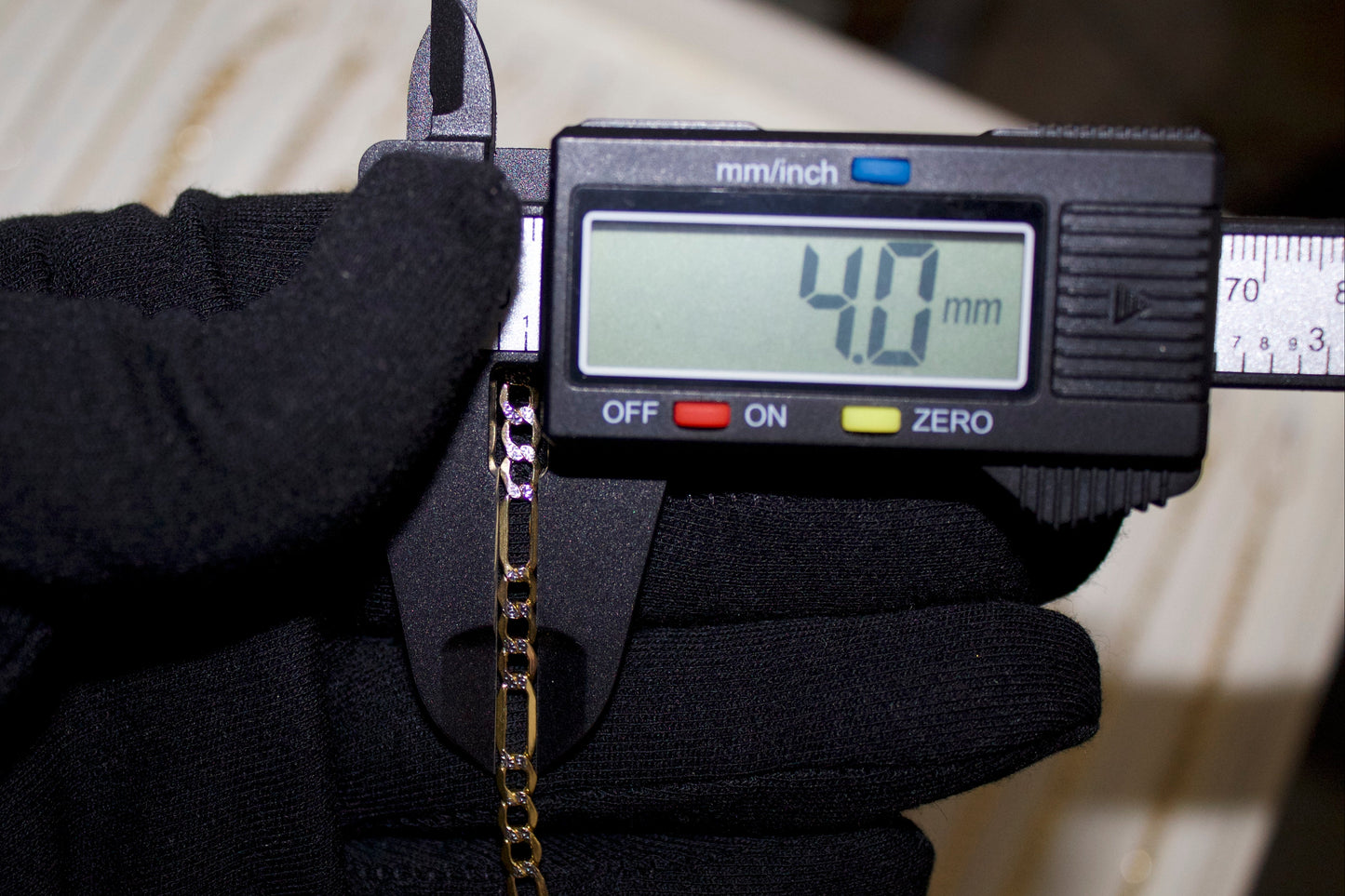 4mm Diamond Cut Figaro Bracelet | 10K | Two Tone | 8"