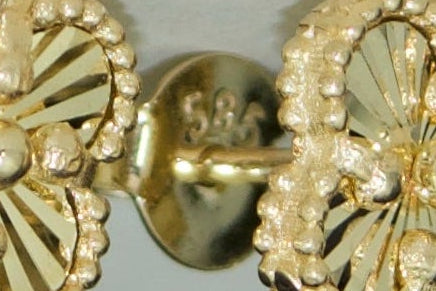 Clover Stud Earrings | 14K | Solid