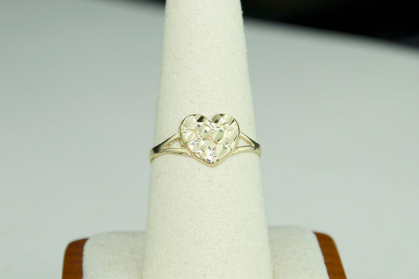 Heart Nugget Ring | Solid 10K | Size 9.5