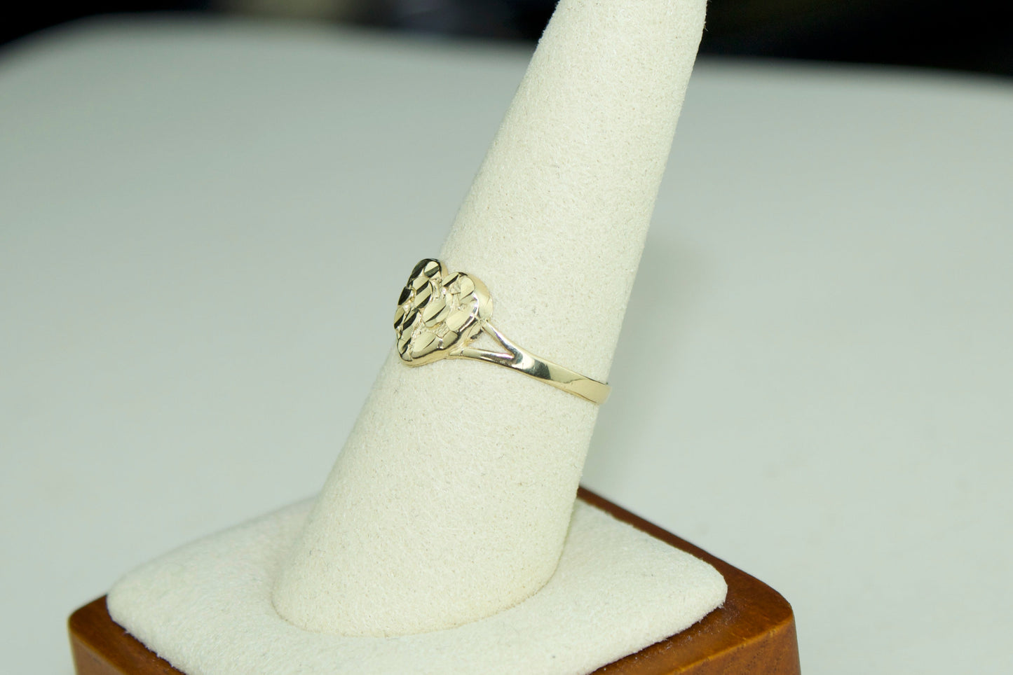 Heart Nugget Ring | Solid 10K | Size 9.5