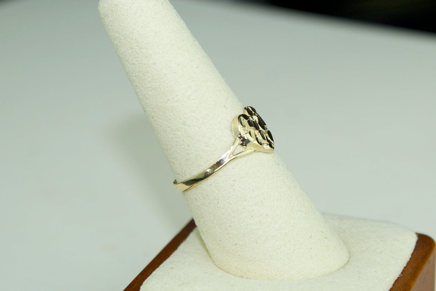 Heart Nugget Ring | Solid 10K | Size 9.5