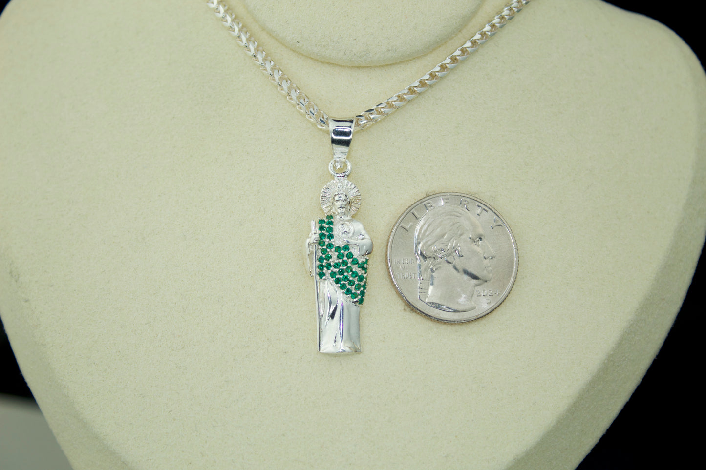 San Judas Pendant .925 Silver
