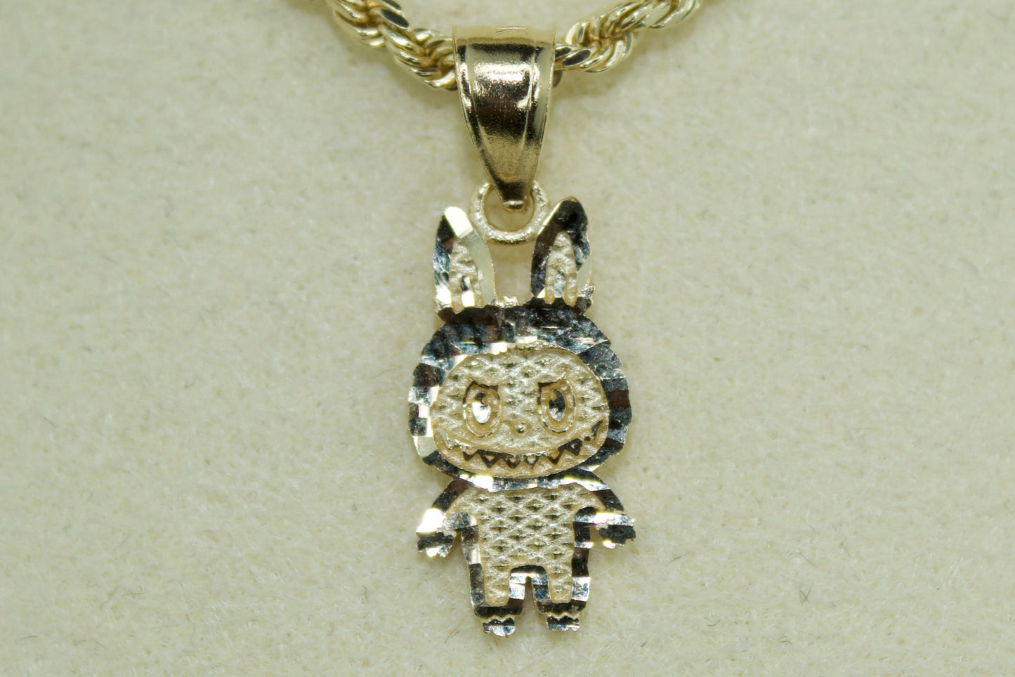 14K Monster Pendant