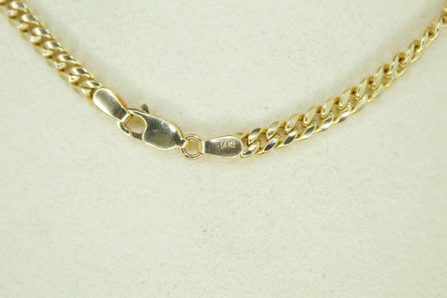 14K Miami Cuban Link Chain | 3.7mm | Semi Hollow | 24 Inch