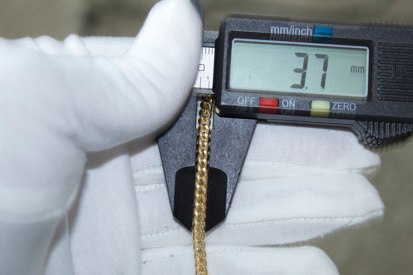 14K Miami Cuban Link Chain | 3.7mm | Semi Hollow | 24 Inch