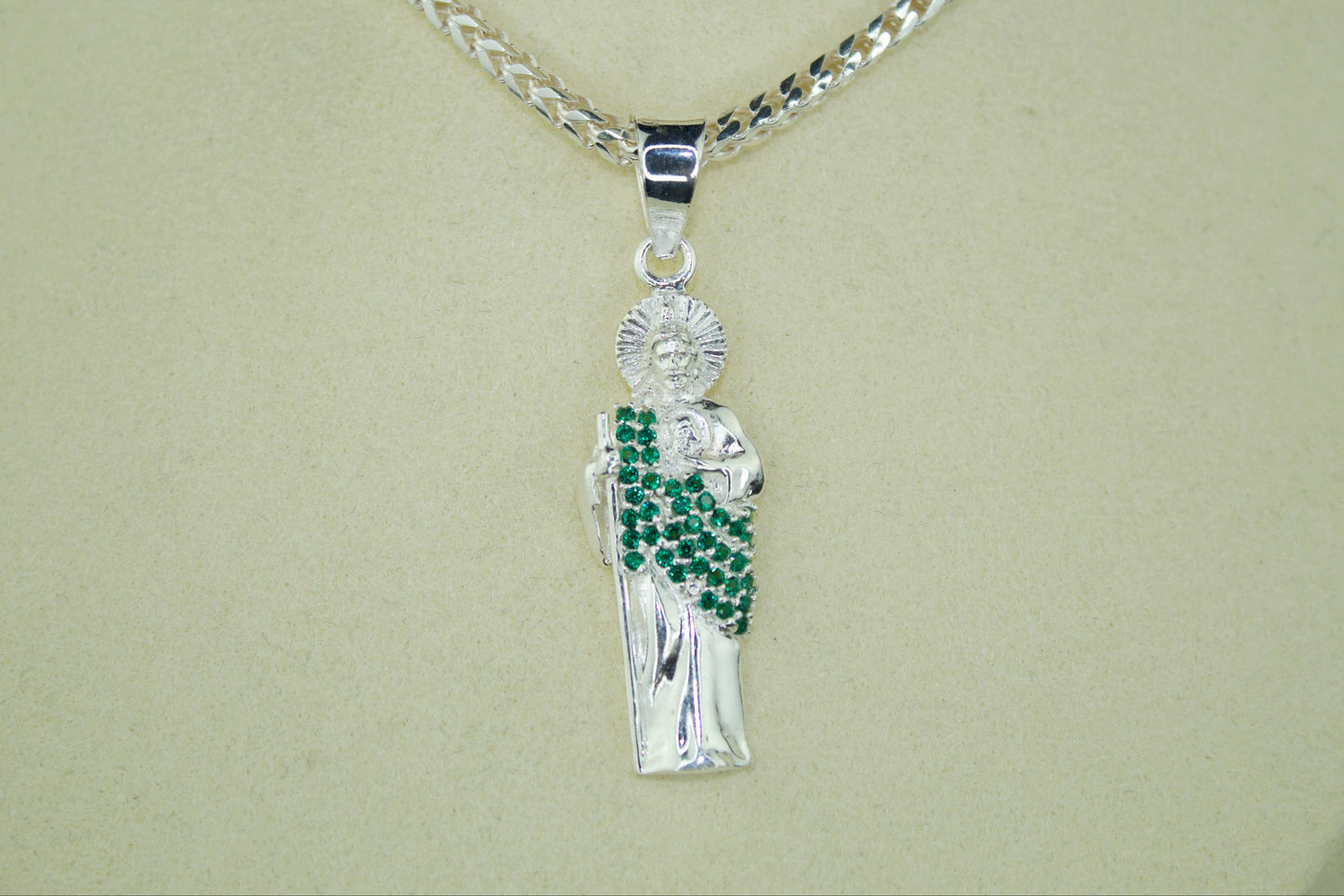 San Judas Pendant .925 Silver