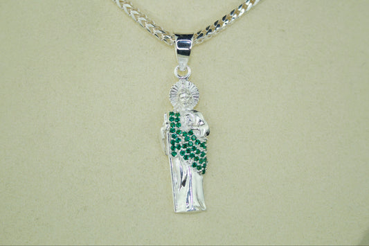 San Judas Pendant .925 Silver