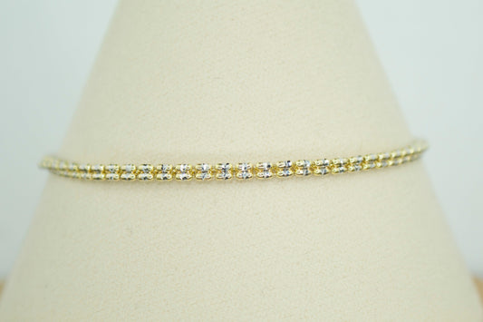 The Ice Bracelet – 14K, 7", 2.2mm
