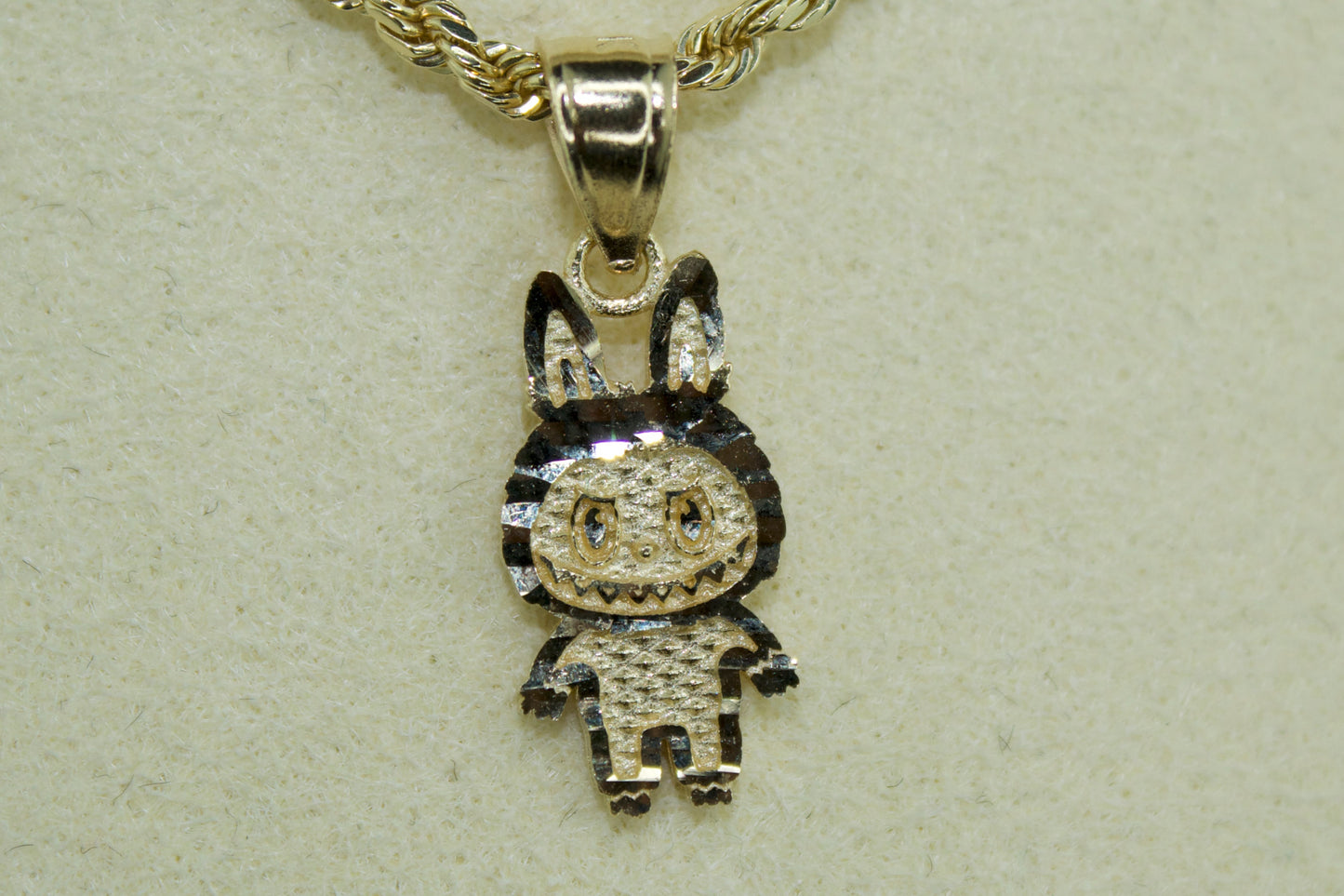 14K Monster Pendant