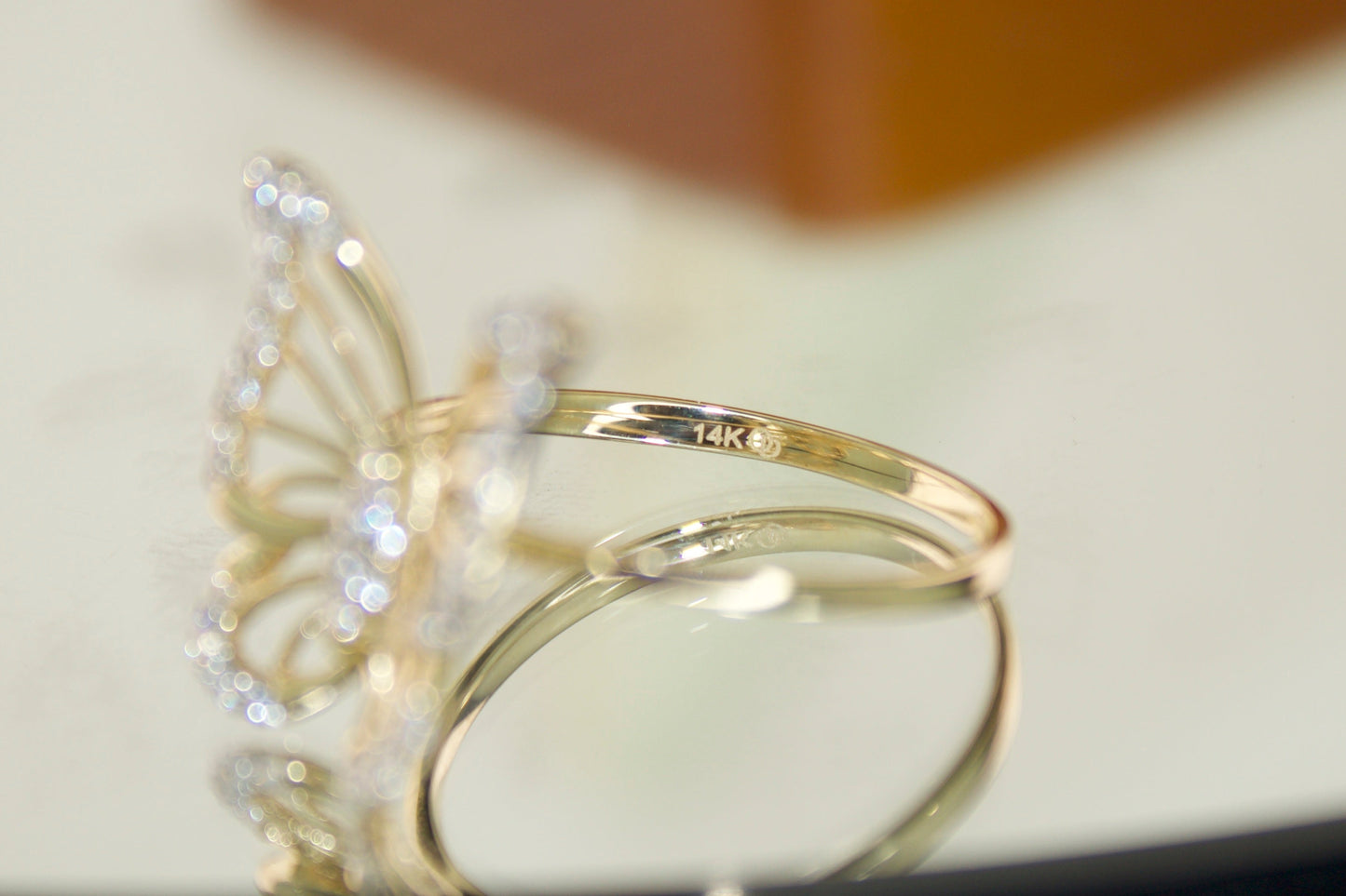 14K Majestic Butterfly Ring | Size 7
