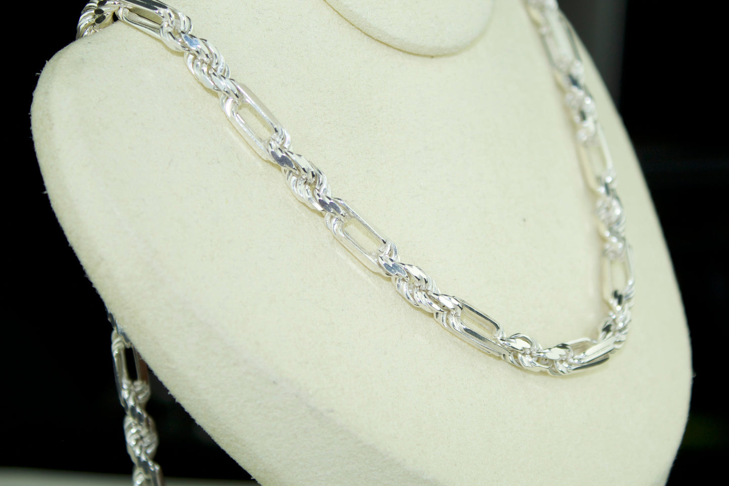 Milano Solid Chain | .925 Silver | 22” | 5.4mm