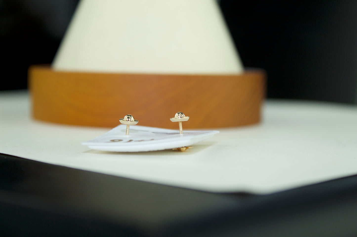 Angel Stud Earrings | 14K