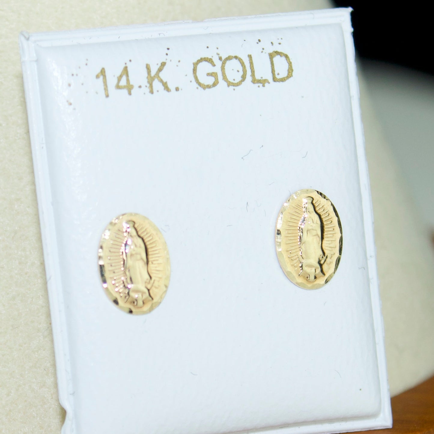 Virgencita Stud Earrings | 14K