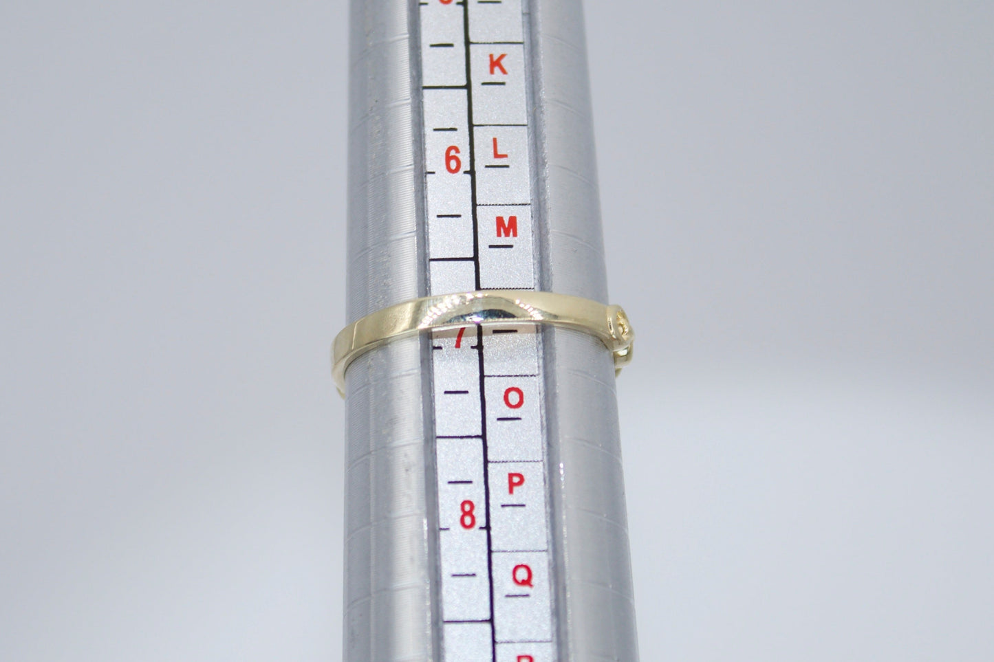 14K Solid Gold Elegant Chain Ring | Size 7