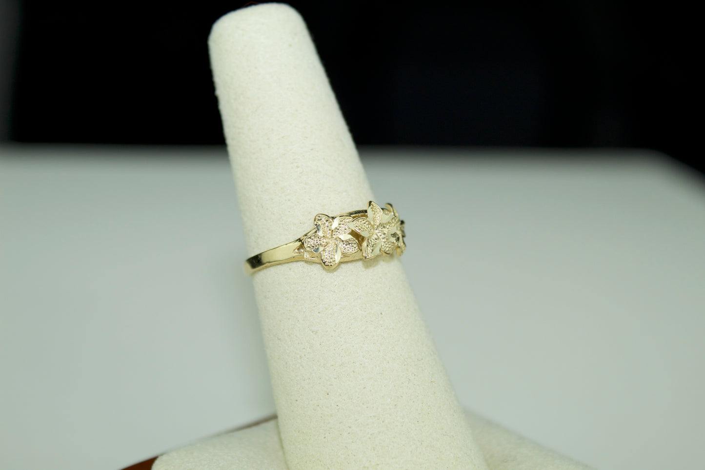 14K Eternal Hibiscus Ring