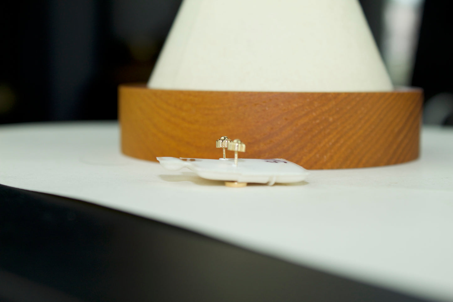 Circle CZ Studs | 14K | Screw Back