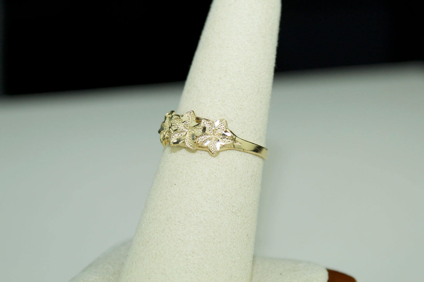 14K Eternal Hibiscus Ring