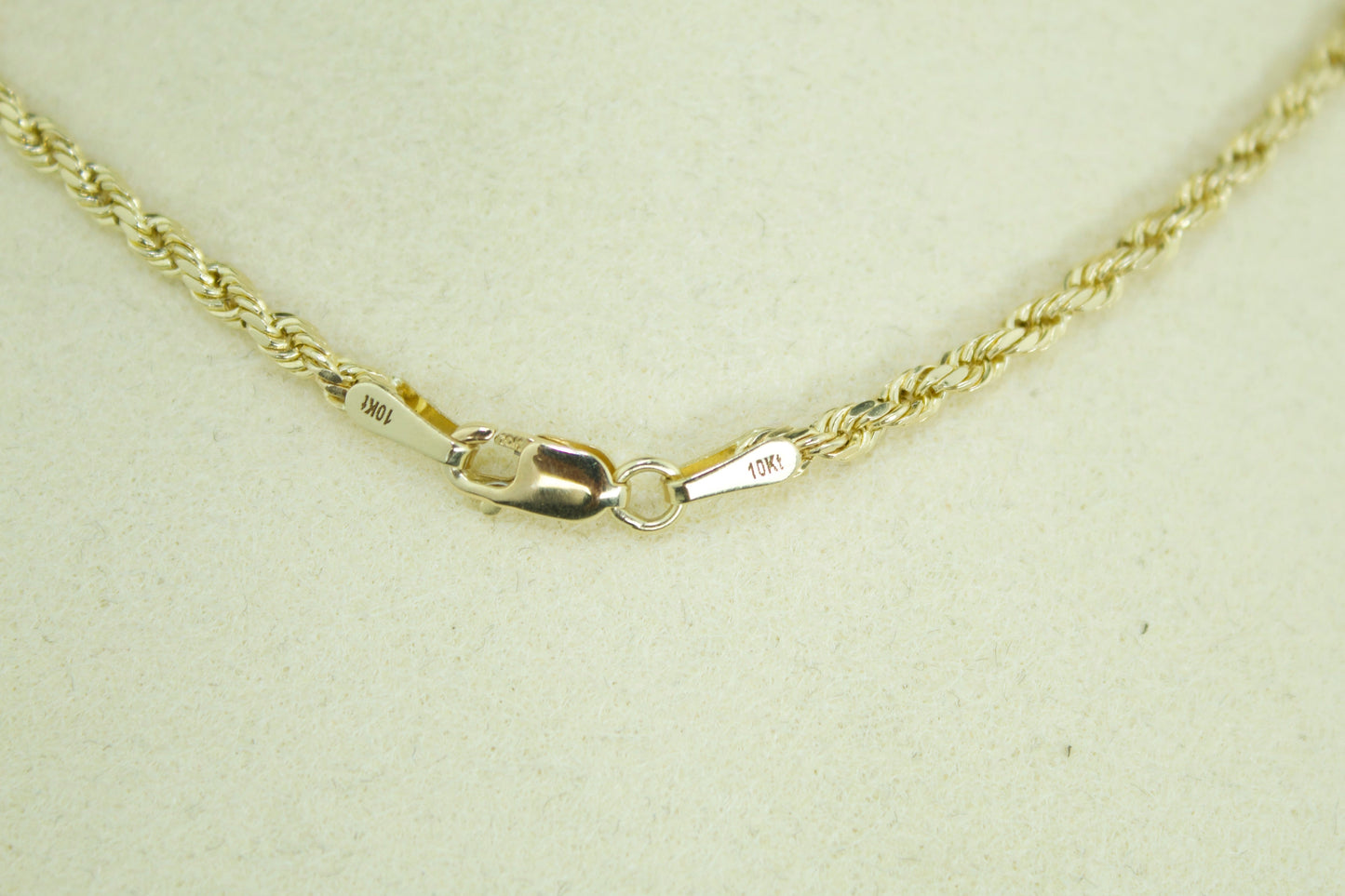 20" Diamond Cut Rope Chain | 10K | Hollow | 2.5mm