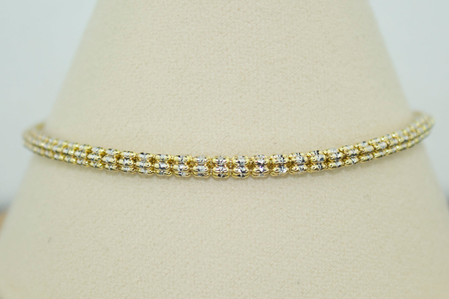 The Ice Bracelet – 14K, 8", 3mm