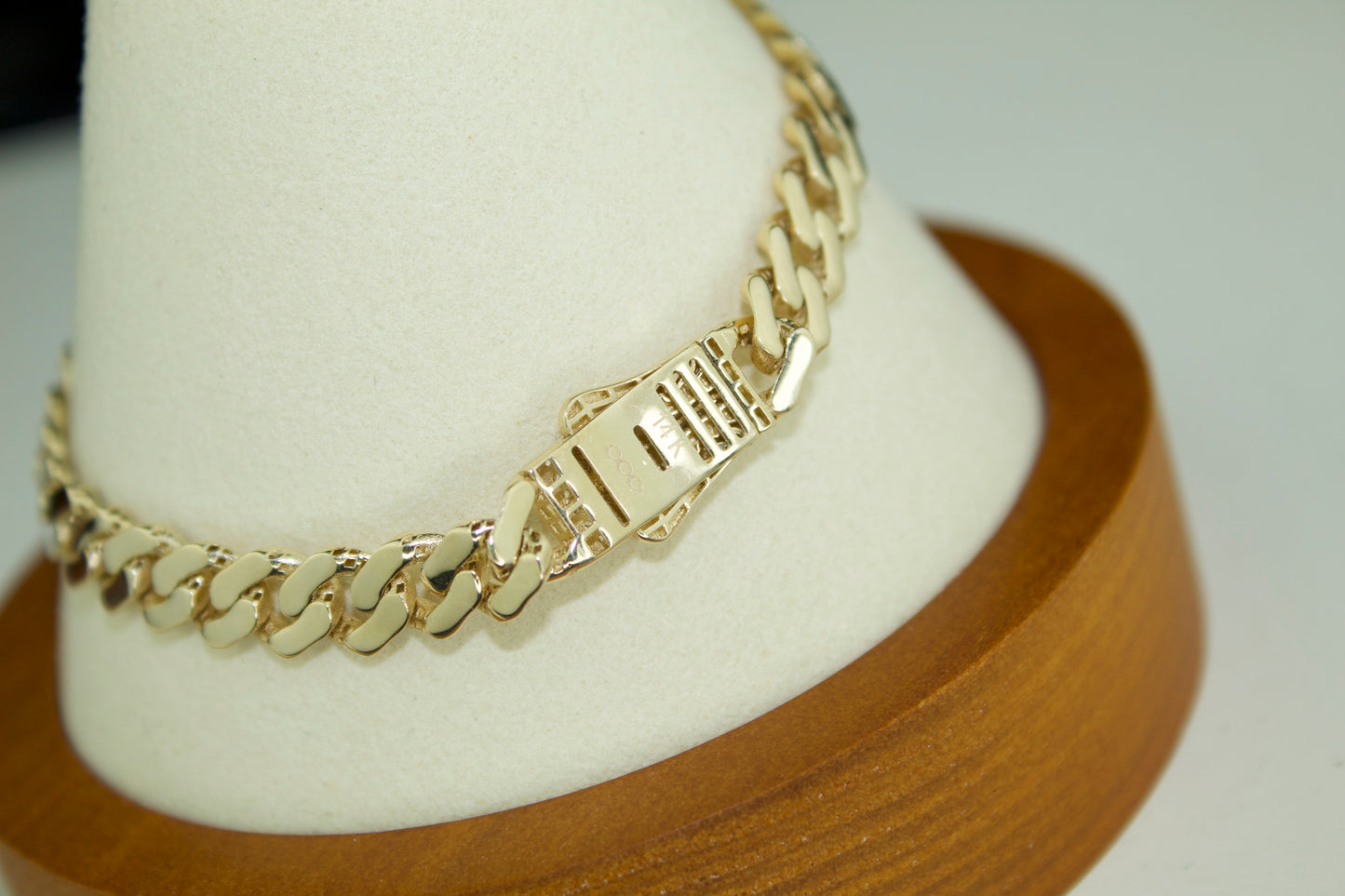 Monaco Vice Versa Cuban Bracelet | 14K | CZ | 7.5 Inch