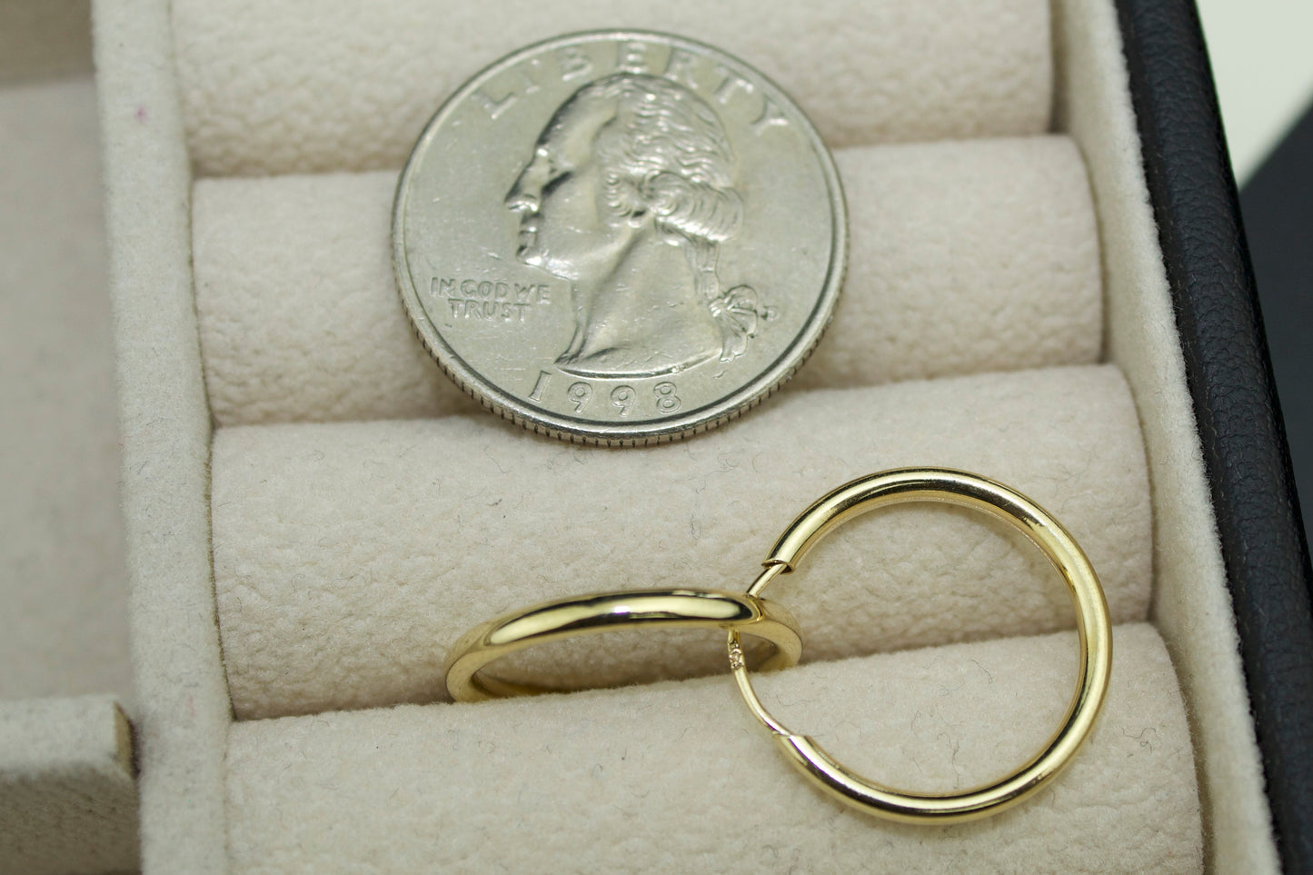 14K Endless Hoop Earrings