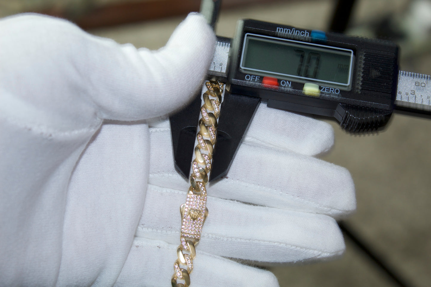 Monaco Vice Versa Cuban Bracelet | 14K | CZ | 7.5 Inch