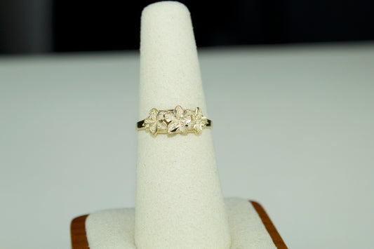 14K Eternal Hibiscus Ring