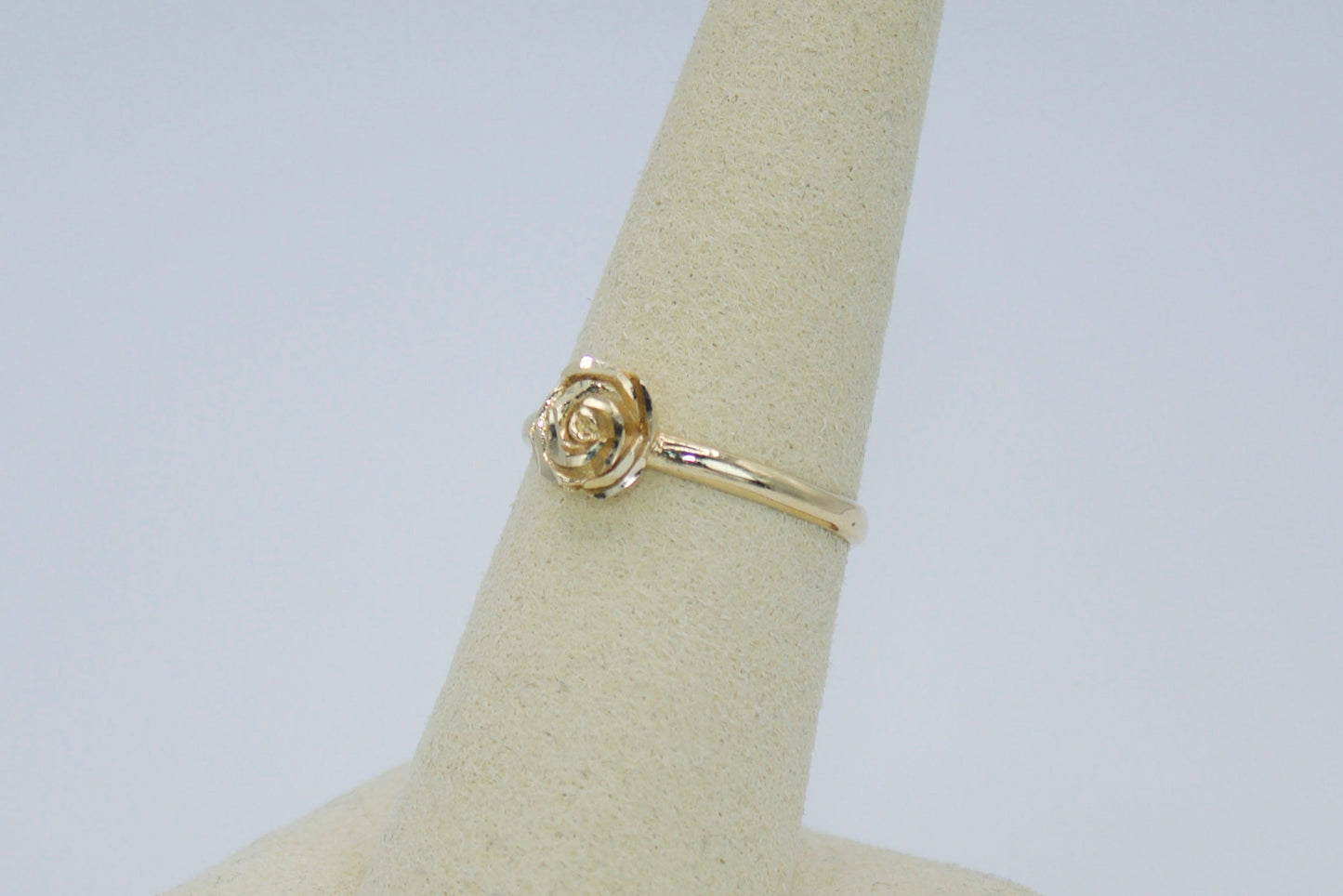 14K Solid Gold Rose Ring | Size 7.75