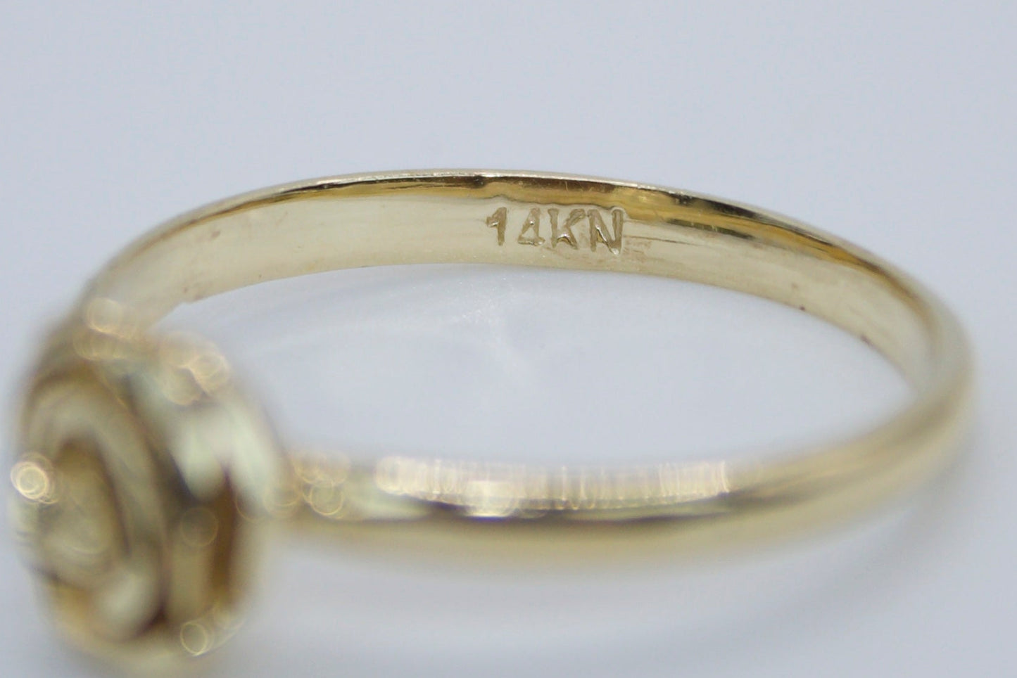 14K Solid Gold Rose Ring | Size 7.75