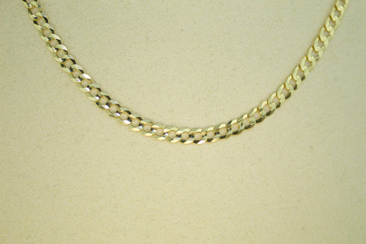14K Solid Cuban Link Chain – 3.1mm | 24”
