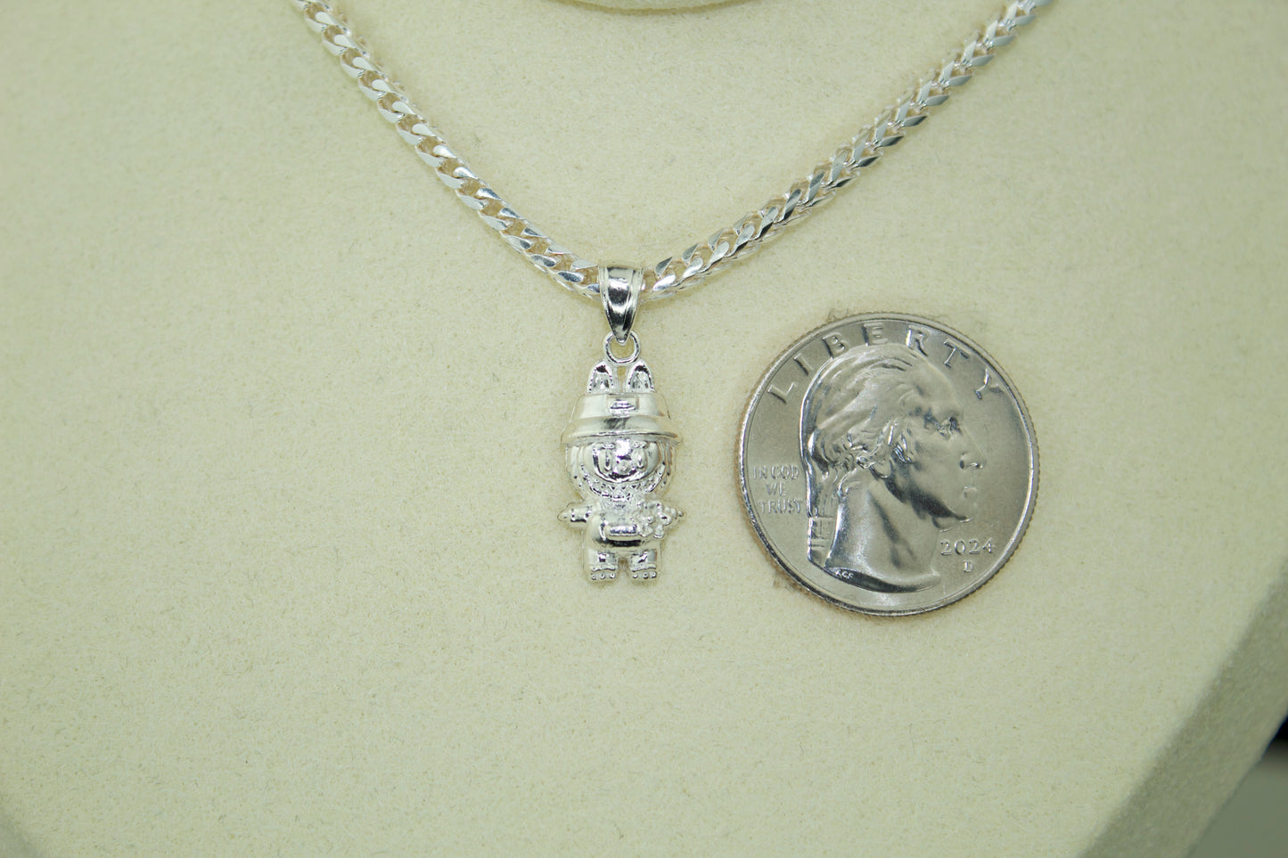 Monster Pendant .925 Sterling Silver