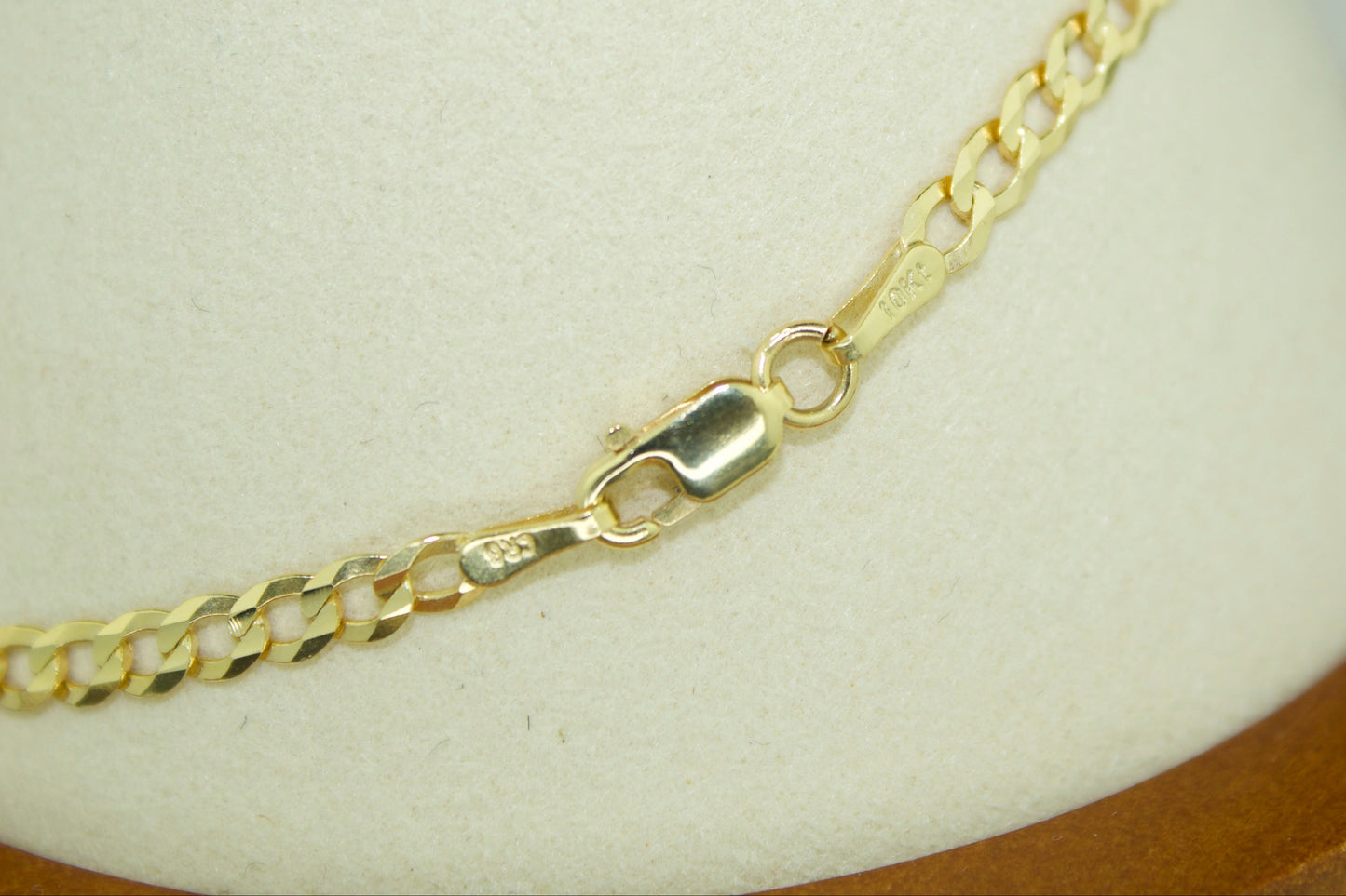 Curb Bracelet | 10K | Solid | 3mm | 7.5"