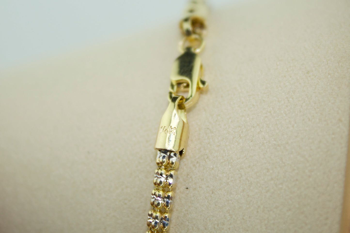 The Ice Bracelet – 14K, 8", 3mm