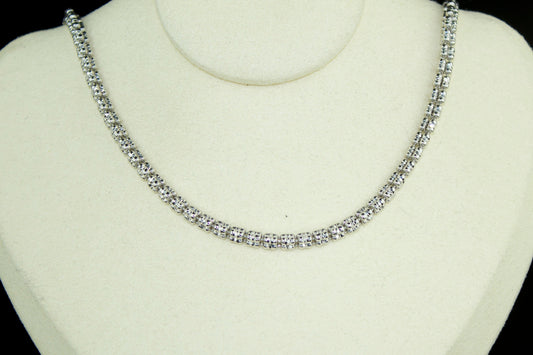 The Ice Necklace | .925 Silver Version | Rhodium Plated