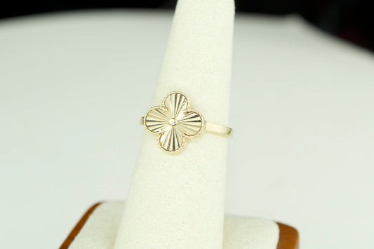 Clover Ring | Solid 14K | Size 7