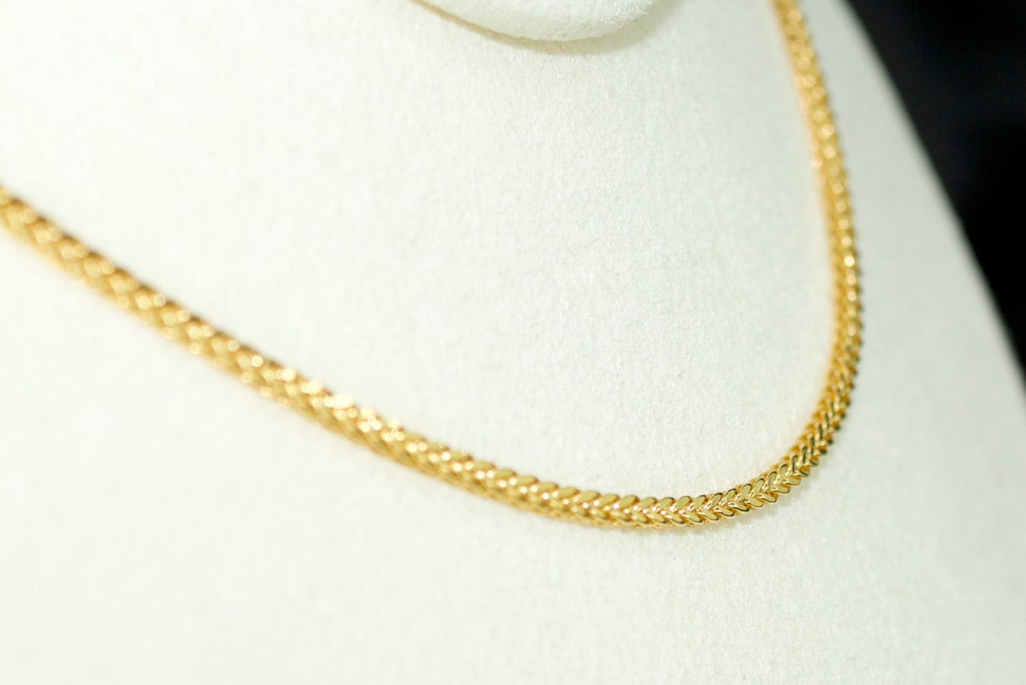 No.21 Franco Chain – 21K Gold (20” / 2mm)