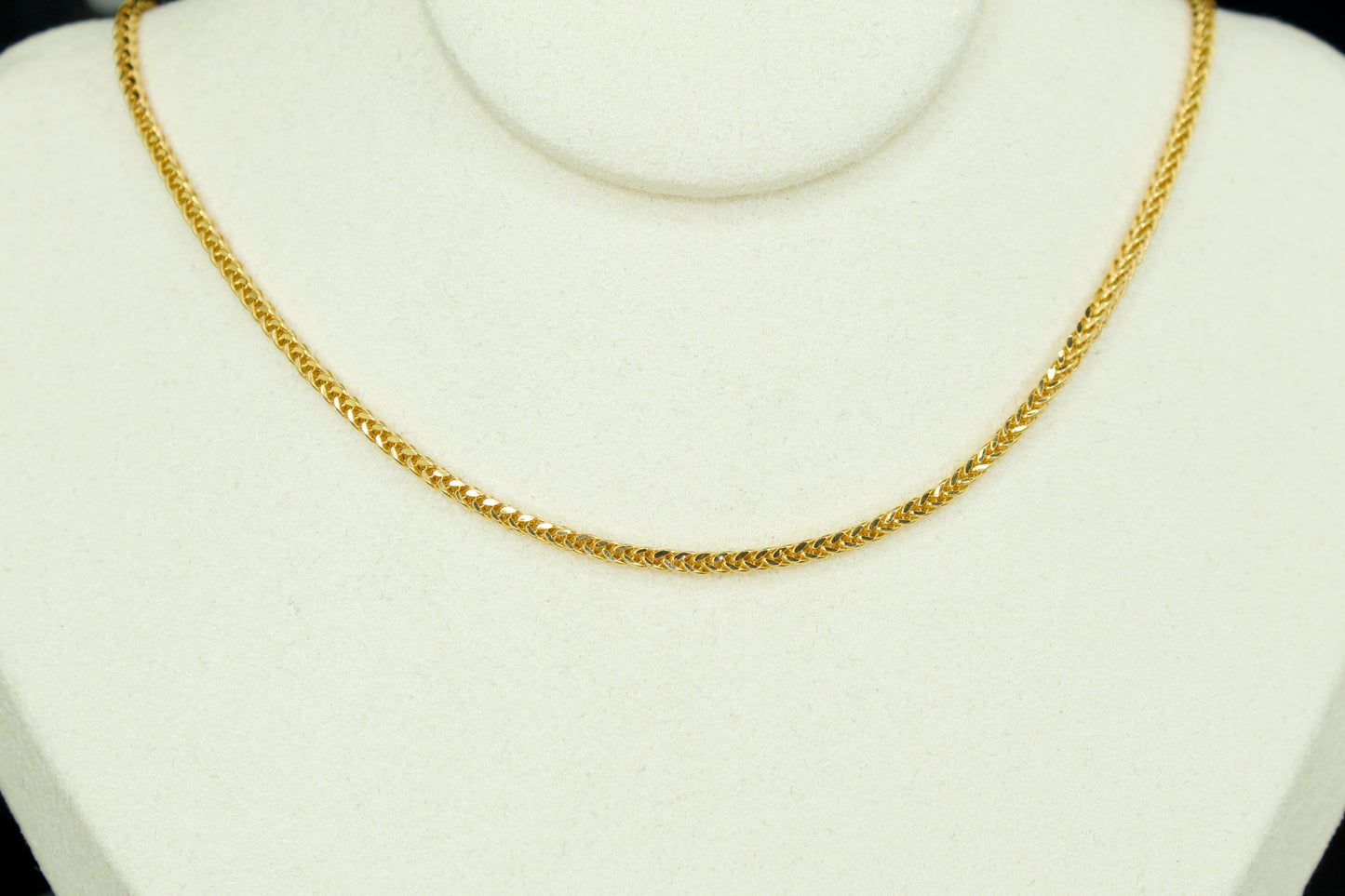 No.21 Franco Chain – 21K Gold (20” / 2mm)